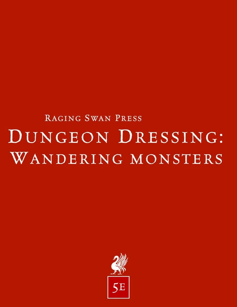 Dungeon Dressing: Wandering Monsters (5e)