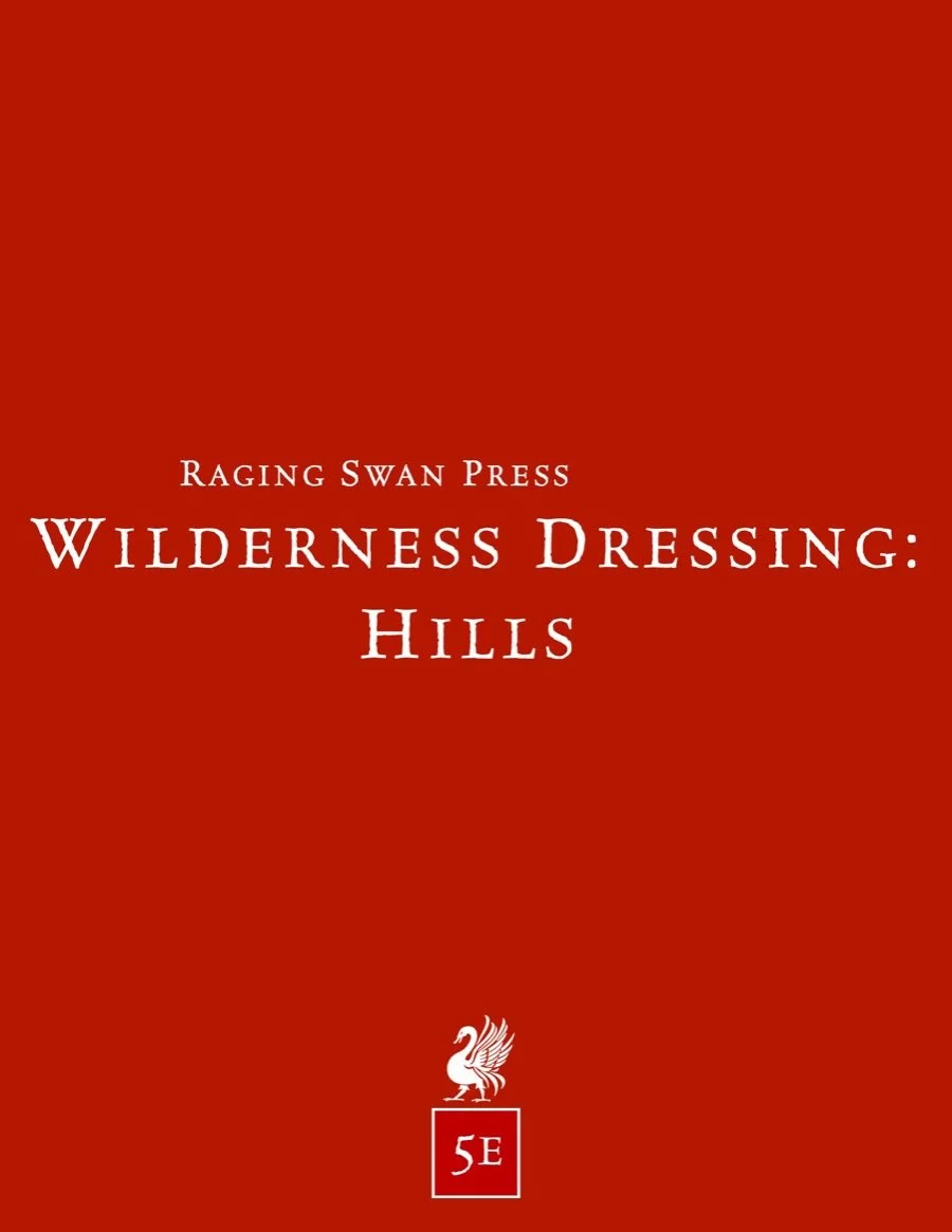 Wilderness Dressing: Hills (5e)