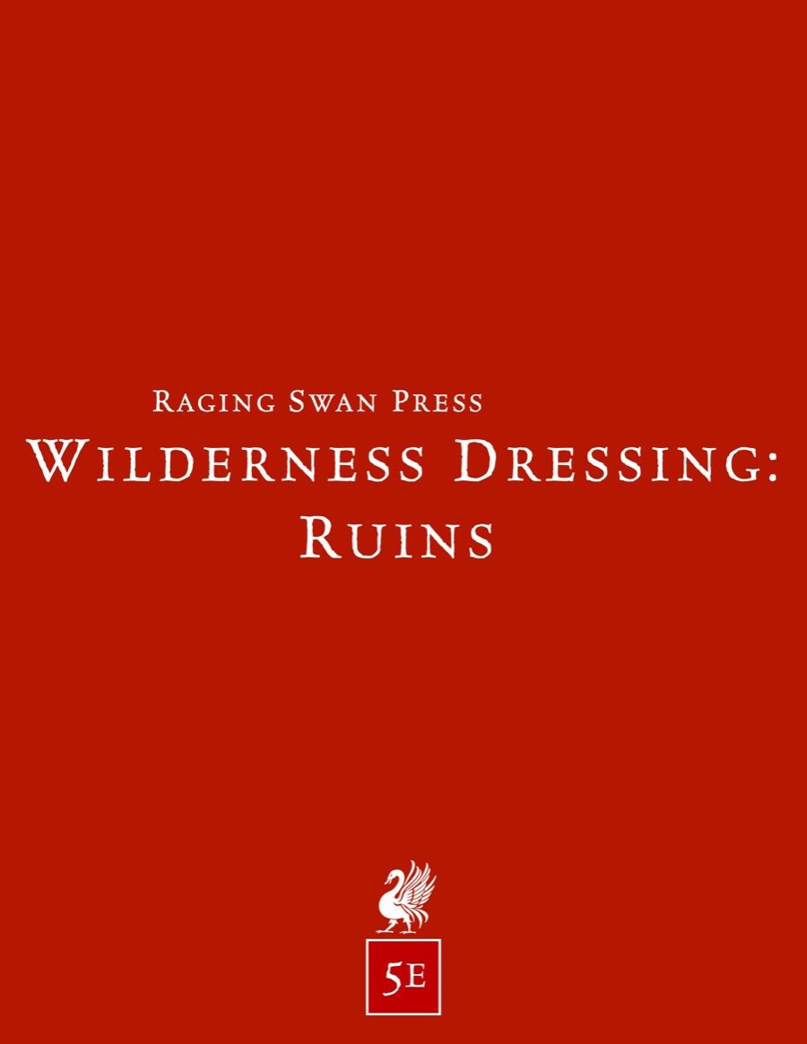 Wilderness Dressing: Ruins  (5e)