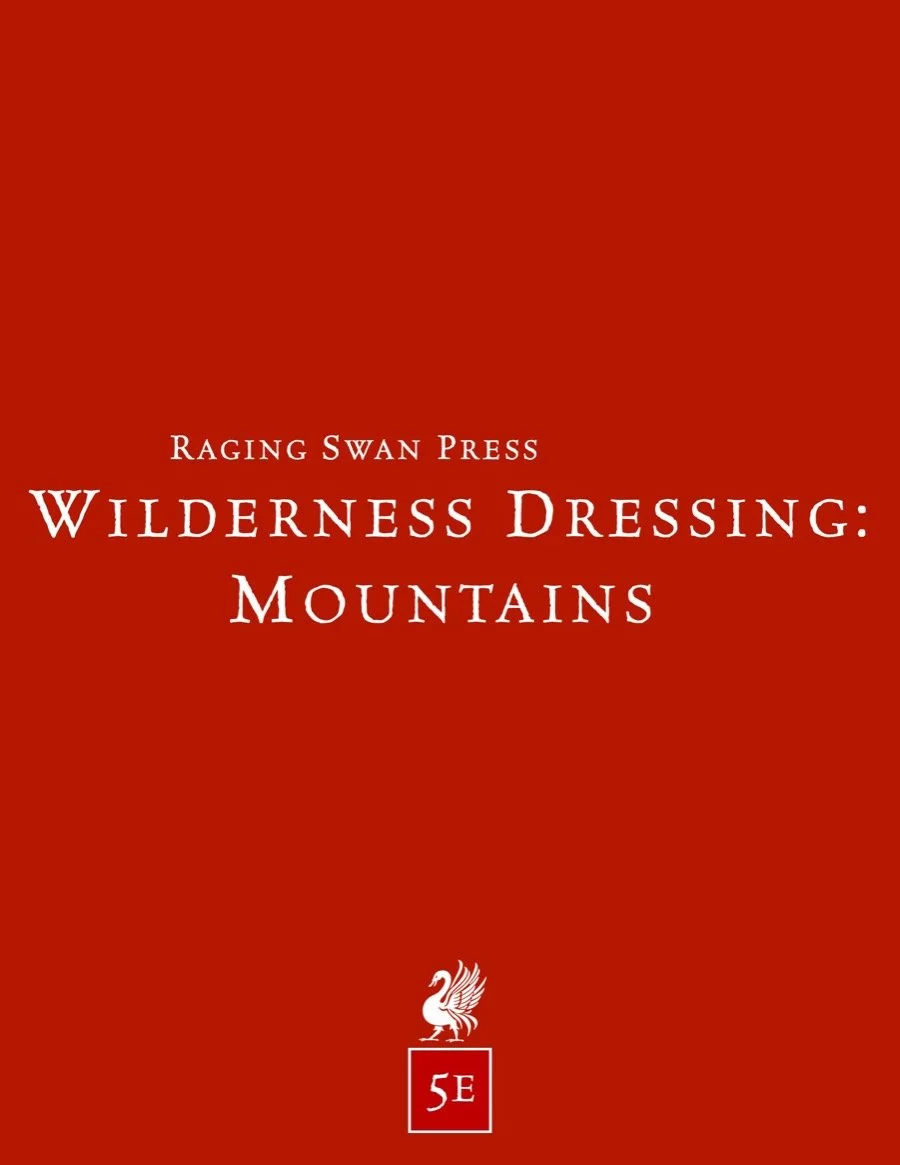 Wilderness Dressing: Mountains (5e)