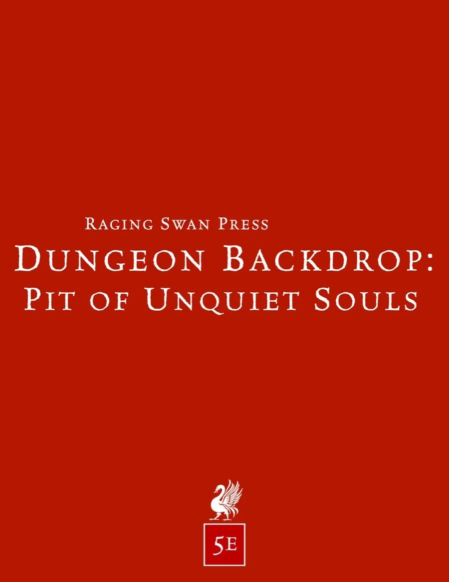 Dungeon Backdrop: Pit of Unquiet Souls (5e)