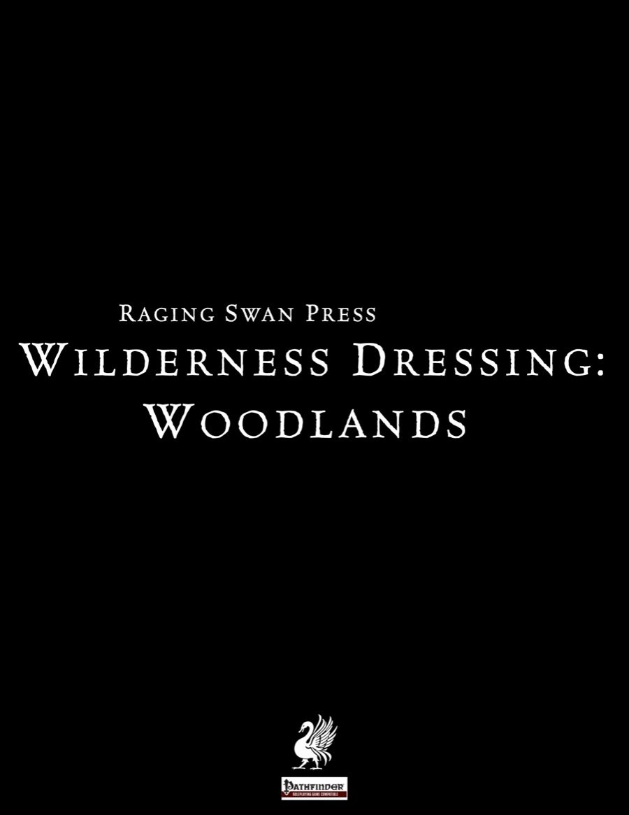 Wilderness Dressing: Woodlands (Pathfinder 1)