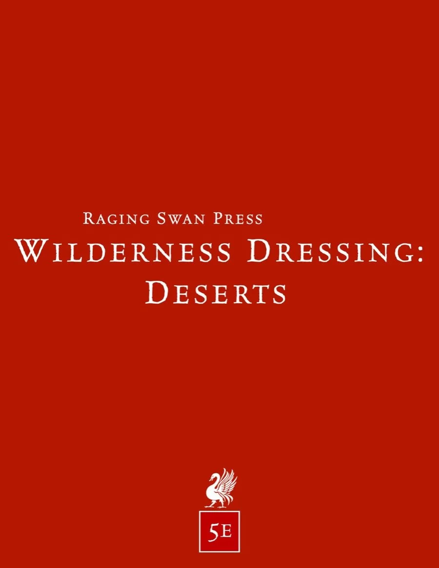 Wilderness Dressing: Desert (5e)