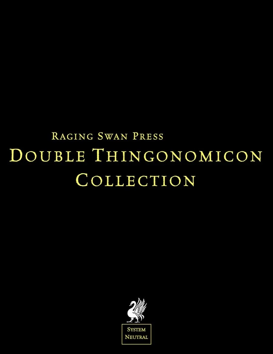 Introducing the Double Thingonomicon Collection