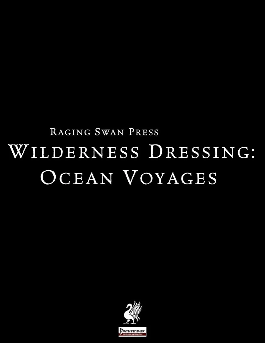 Wilderness Dressing: Ocean Voyages (P1)
