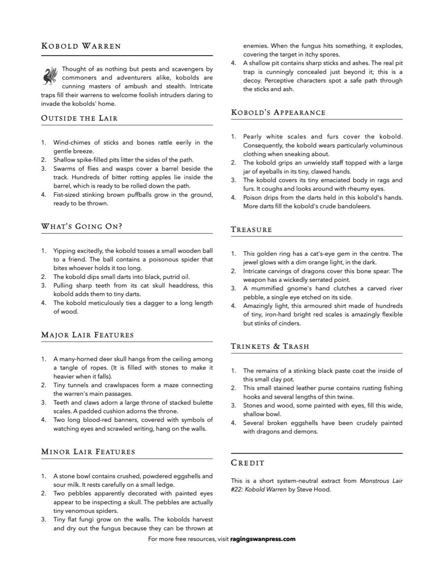 Kobold Warren