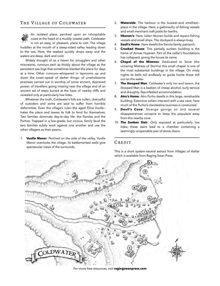 The Village of Coldwater