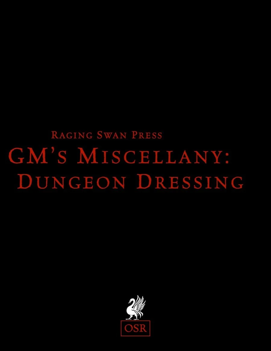 GM's Miscellany: Dungeon Dressing (OSR)