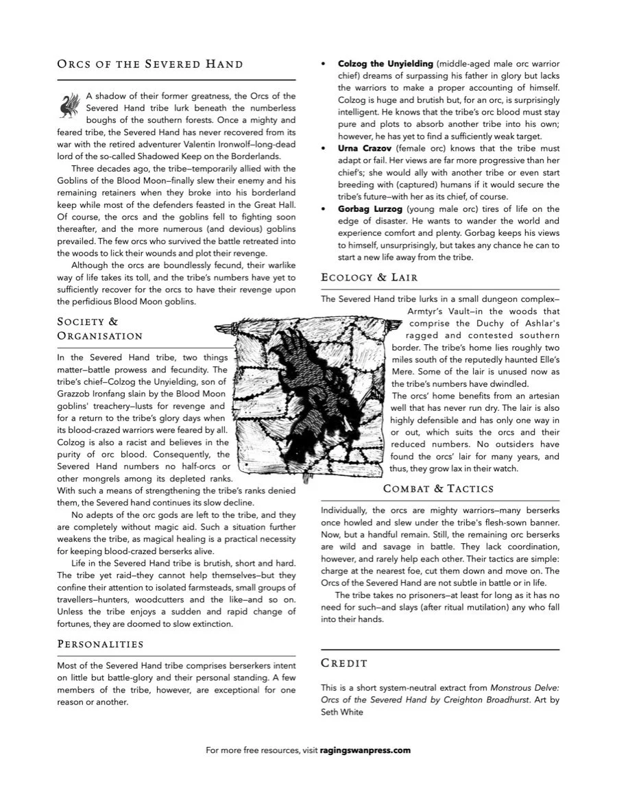 Orcs of the Severed Hand