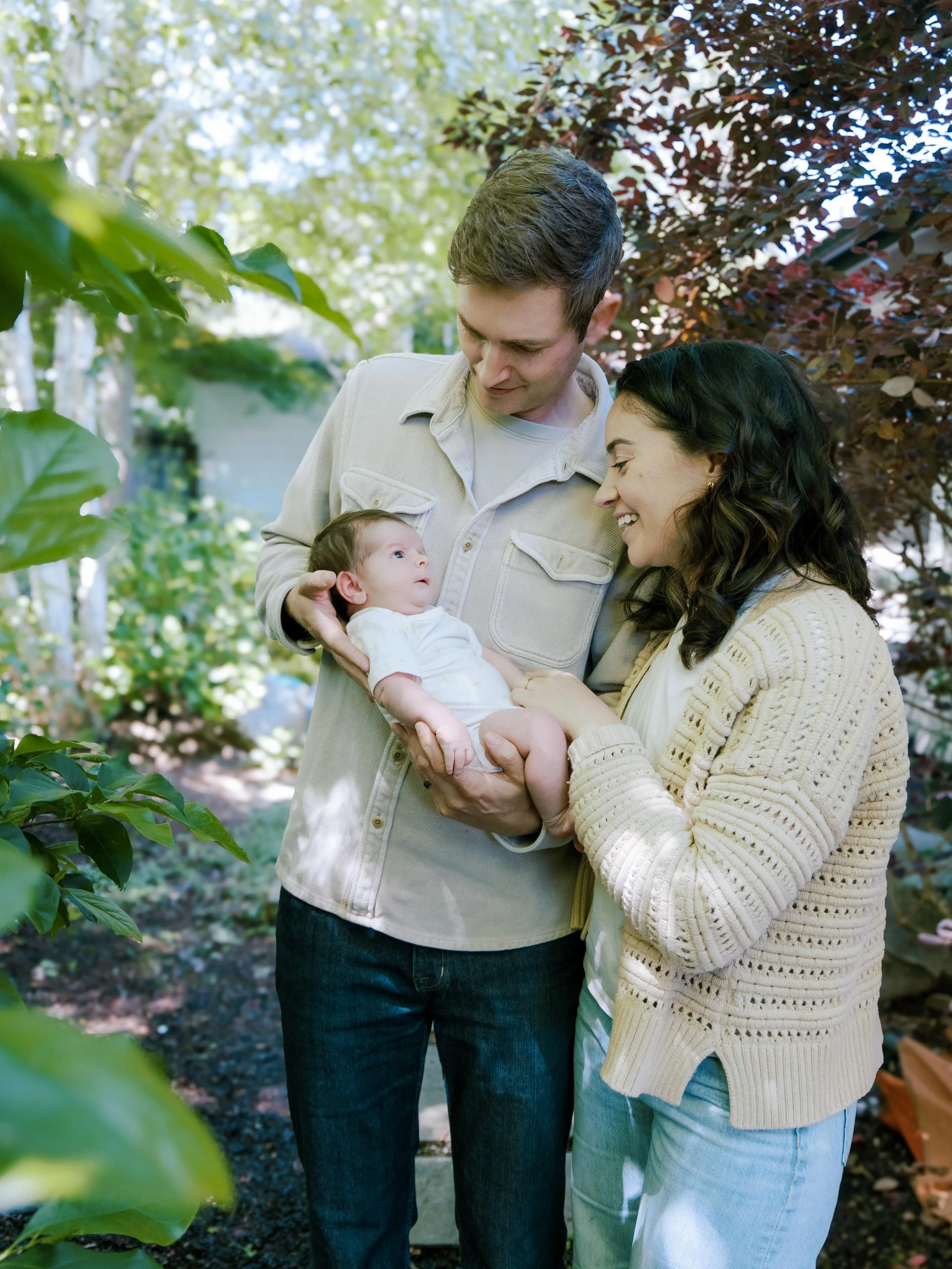 Documenting the beginning is something so meaningful, there&rsquo;s always a moment where (as a photographer) you can see it, that glance at one another as new parents, the quiet teamwork it takes, the awe for this new little life. It&rsquo;s the rea