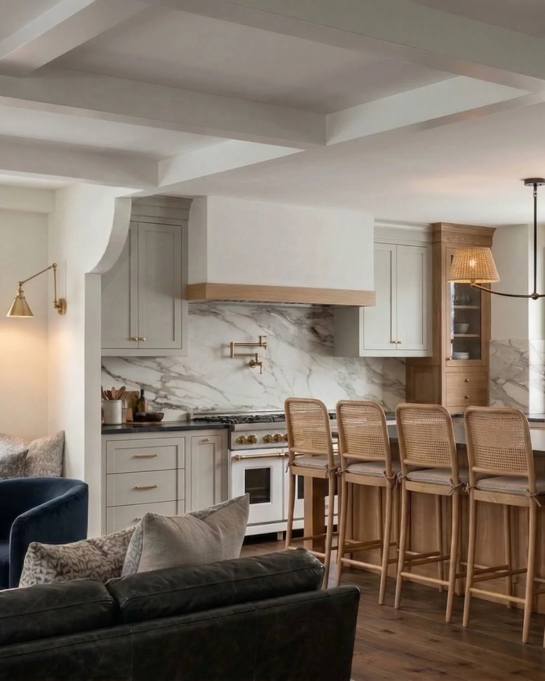 This hasn&rsquo;t been built yet and we&rsquo;re already obsessed. 

We&rsquo;re showing a glimpse into what this space will become; a kitchen designed around warmth, flow, and the kind of beauty that feels lived-in from day one.
Marble, brass, natur