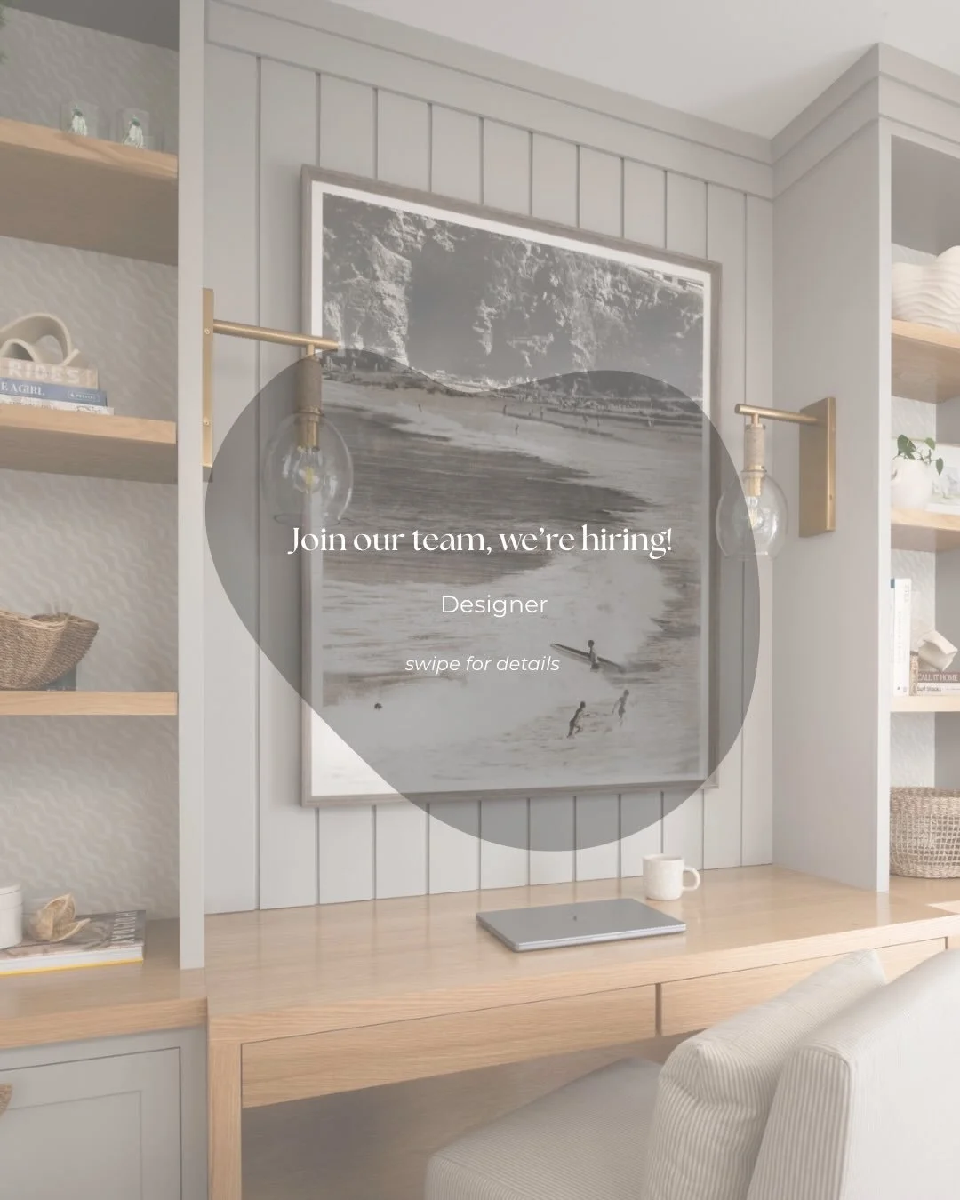 We&rsquo;re hiring! #interiordesign #jobposting #comeworkwithus