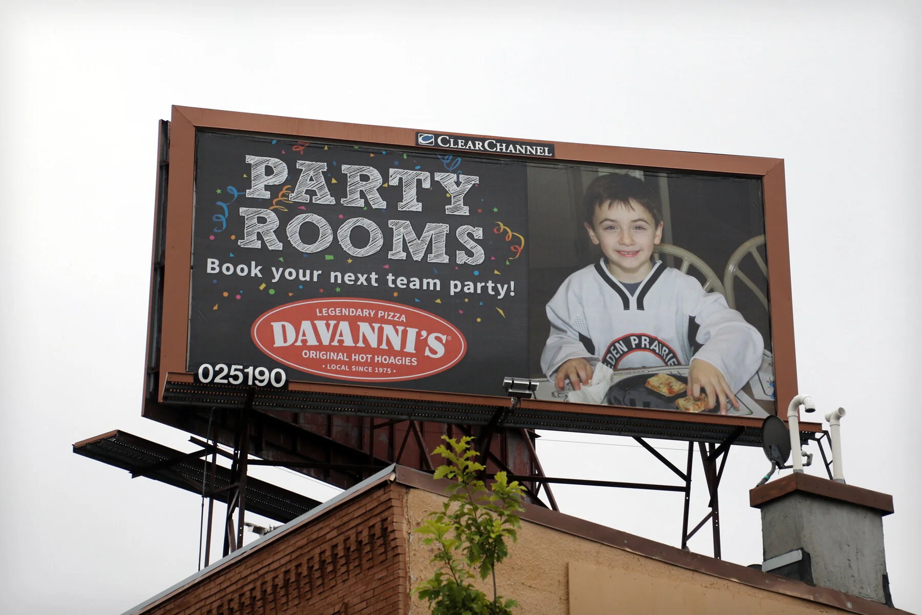Davanni's 12' x 24' poster