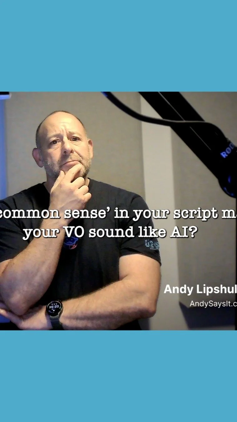 Writers / Producers : Can 'common sense' cost your project time, money and even make your VO sound like AI?
Counterintuitively....yes. Yes it can
Here's a quick tip on how to make sure you and your VO get it right and avoid 'common sense' :)
#vide