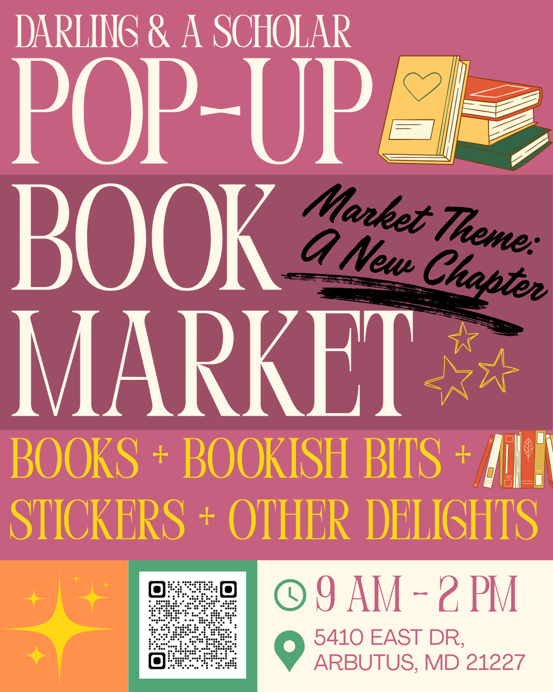 Pop-up Book Market : A New Chapter by Darling &amp; a Scholar