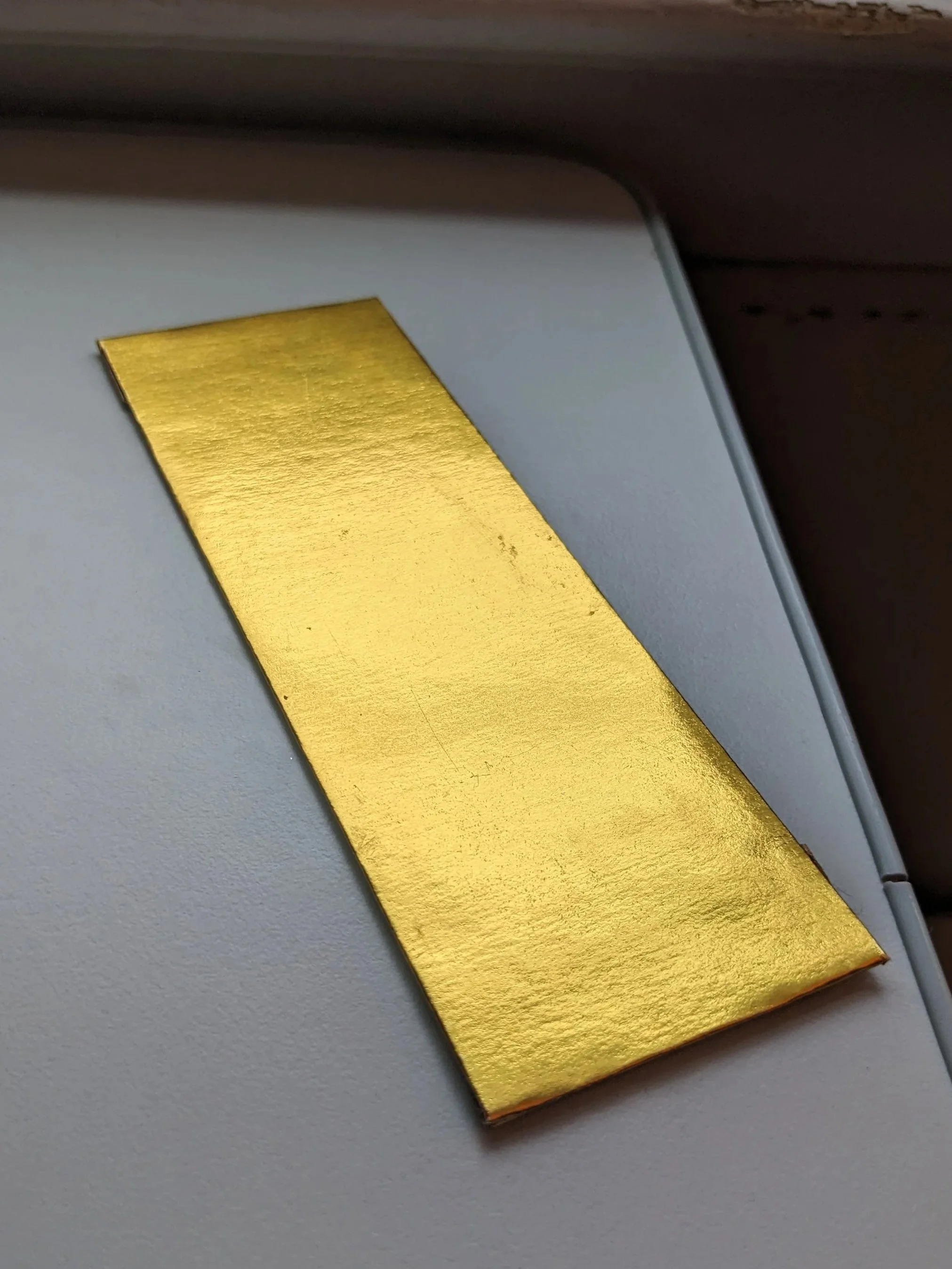 Paper Bookmark, Metallic Gold (122), $5