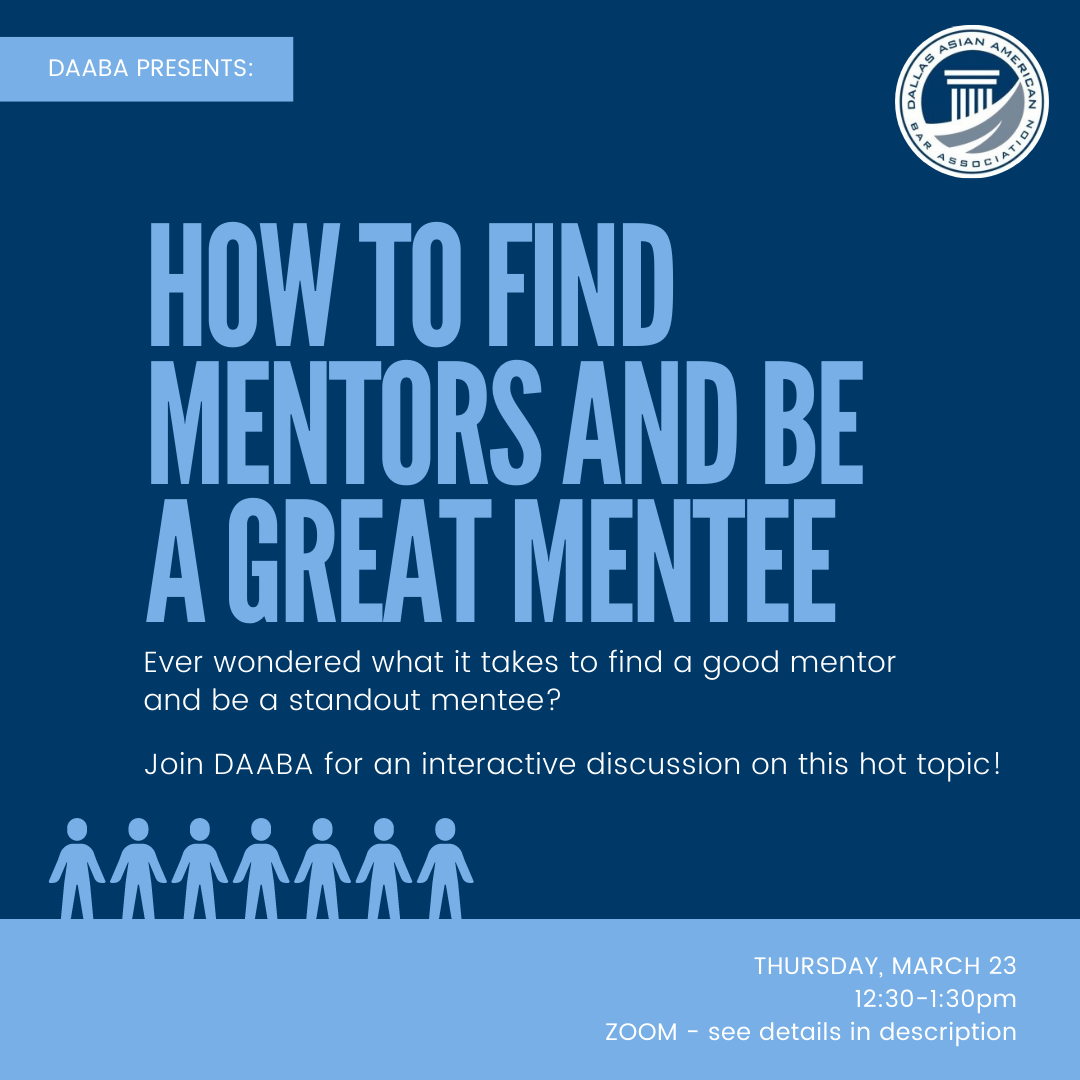 DAABA Panel: "How to Find Mentors and Be a Great Mentee"