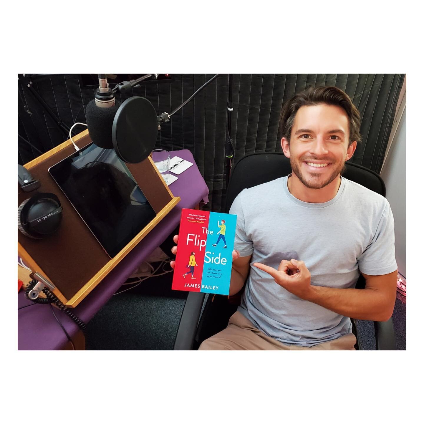 𝙏𝙃𝙀 𝙁𝙇𝙄𝙋 𝙎𝙄𝘿𝙀 audiobook is out now 🎉 ⁣
⁣
@michaeljbooks told me a couple of months ago that the audiobook was going to be read by a talented, young Bristolian called J. Bailey. I was just warming up my vocal chords when I realised they we