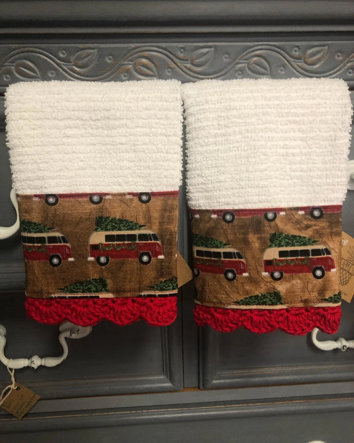 Christmas van towels