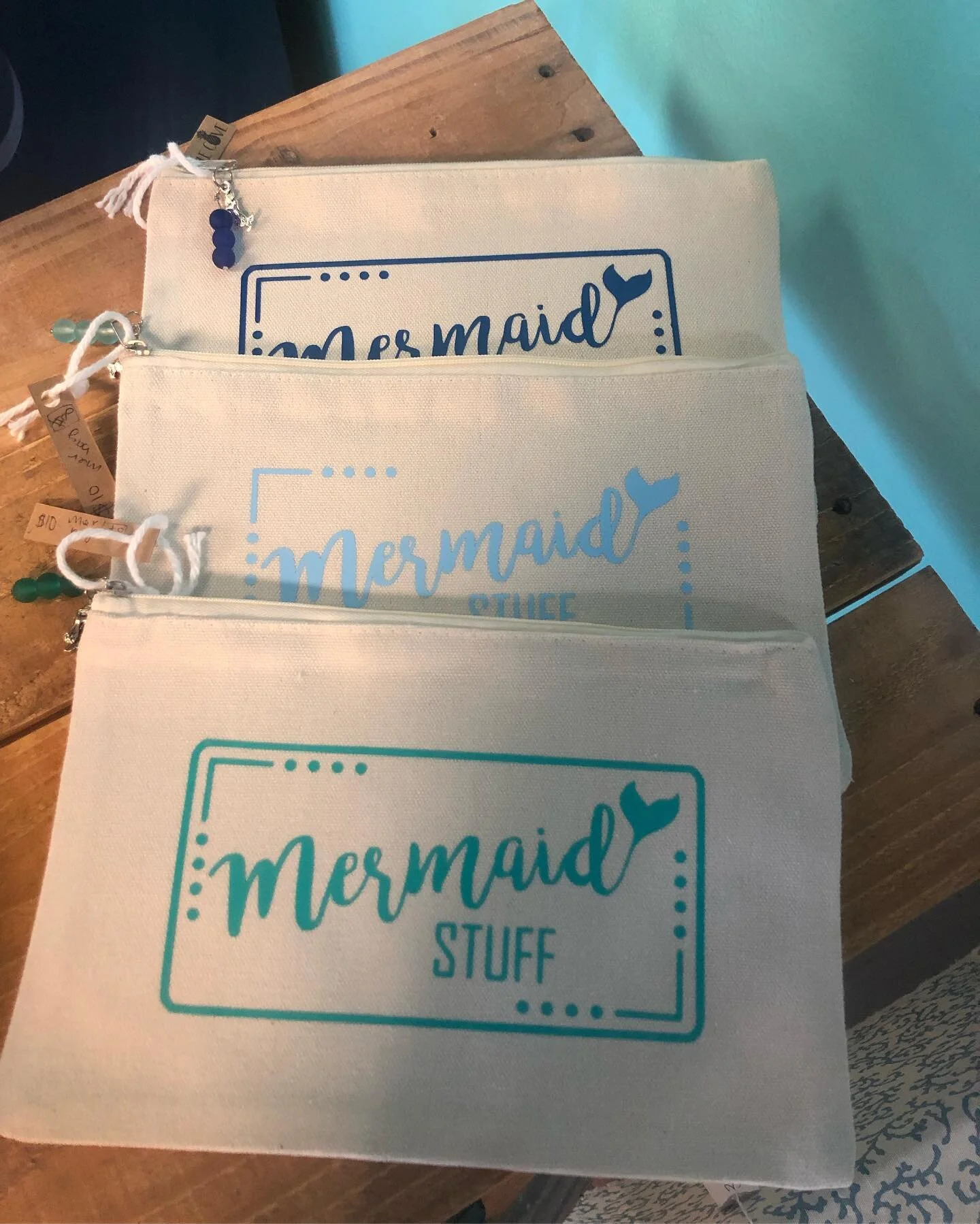 Mermaid stuff bags
