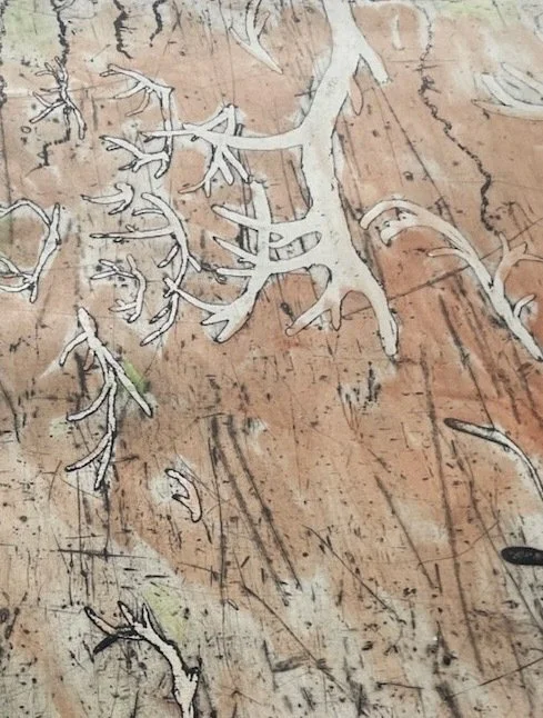 "Gjenfødelse" (håndkolorert dyptrykk/særtrykk). Pris: 7000,-