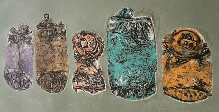 Familien Box (elementtrykk/dyptrykk). Pris: 5000,-