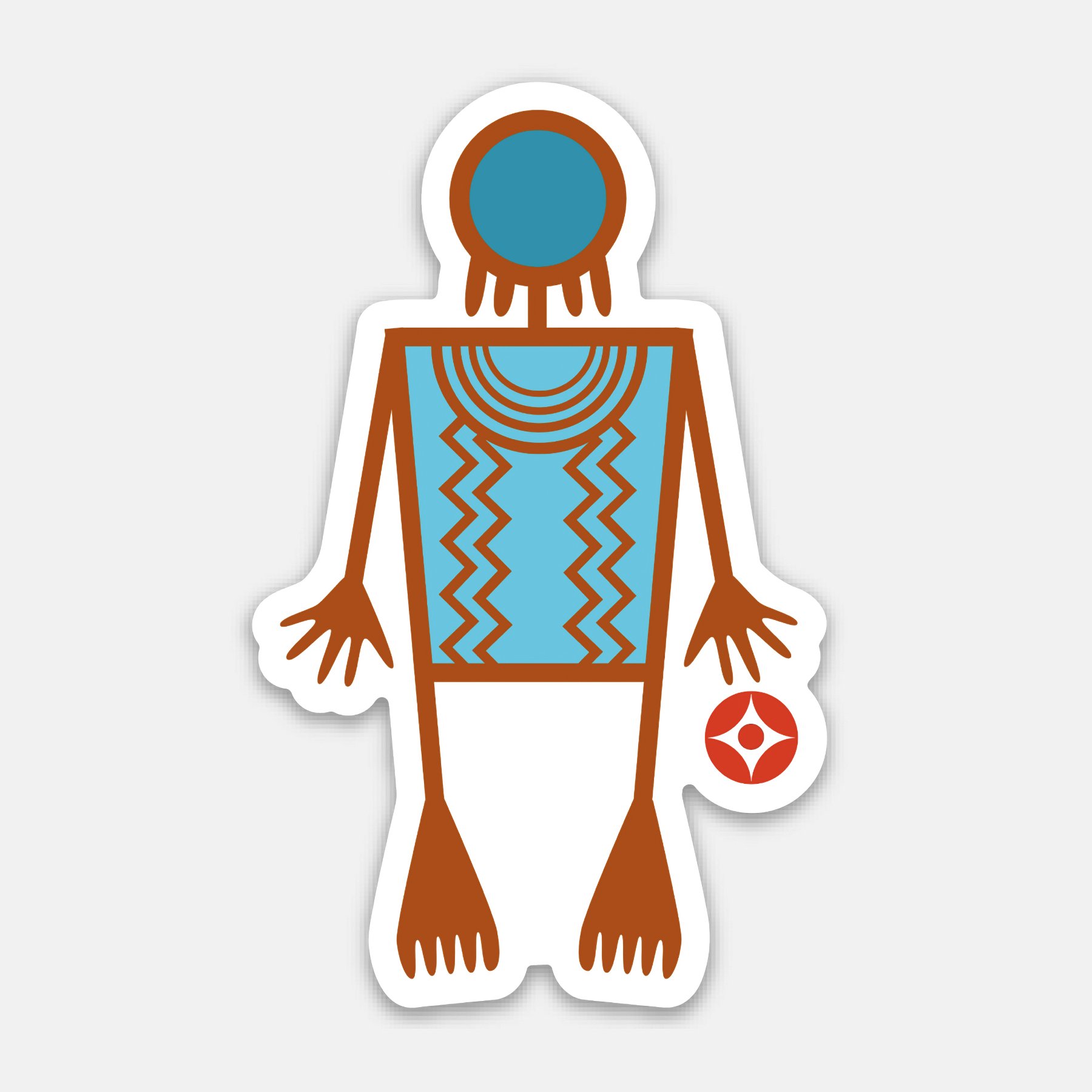 Hisatsinom Figure - Sticker