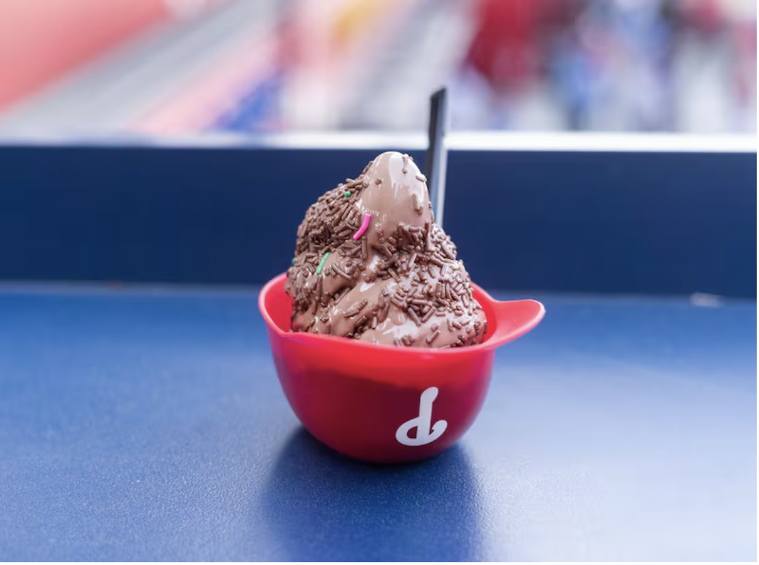  An image of an Old City Creamery scoop for the Citizens Bank Park Food Guide (2023) 
