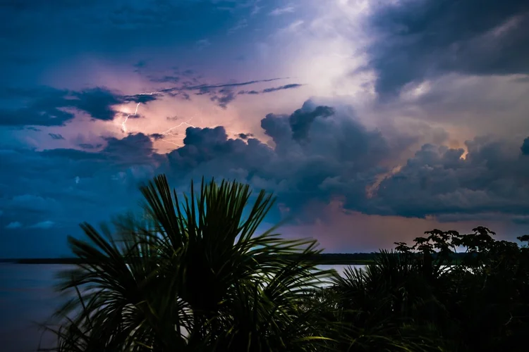Storm over the Amazon
