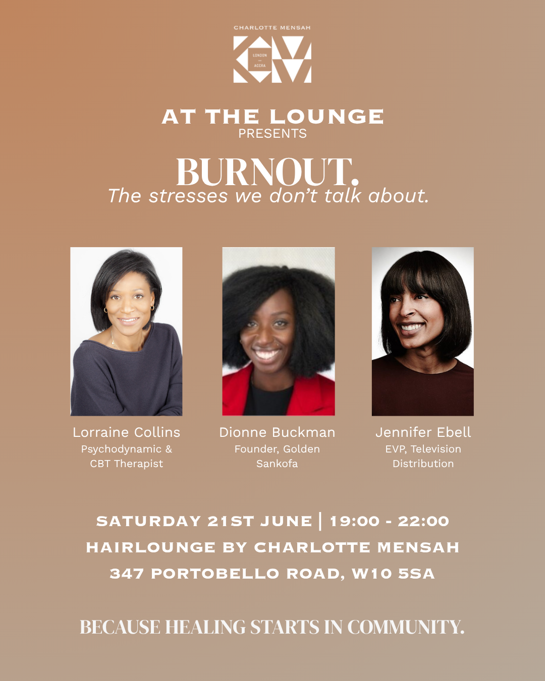 Burnout: The Stresses We Don't Talk About.