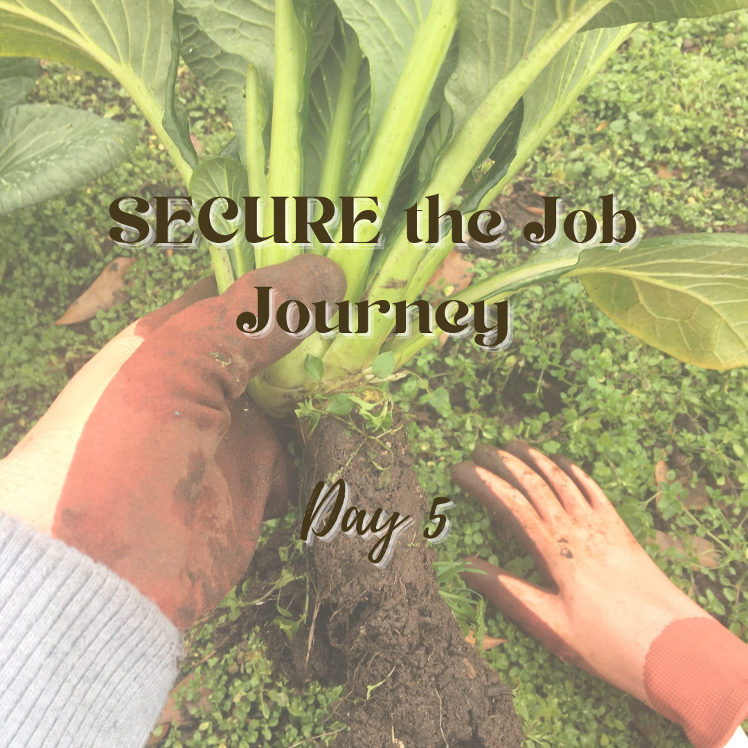 SECURE the Job Journey - Day 5
