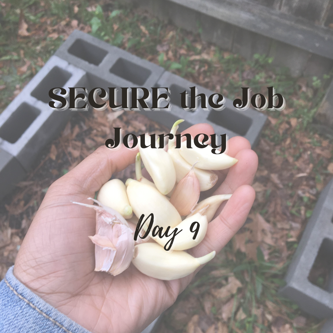 SECURE the Job Journey - Day 9