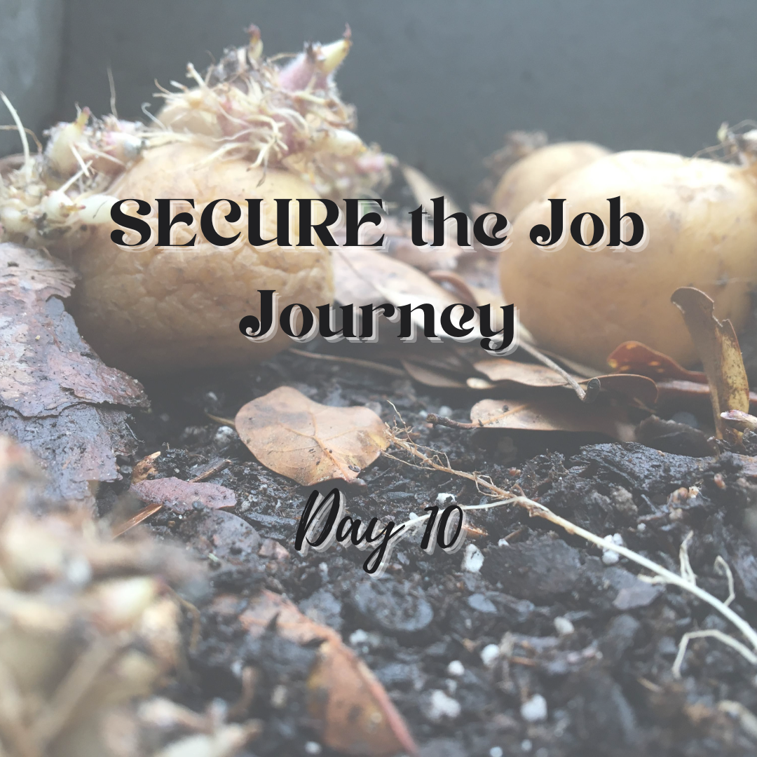 SECURE the Job Journey - Day 10