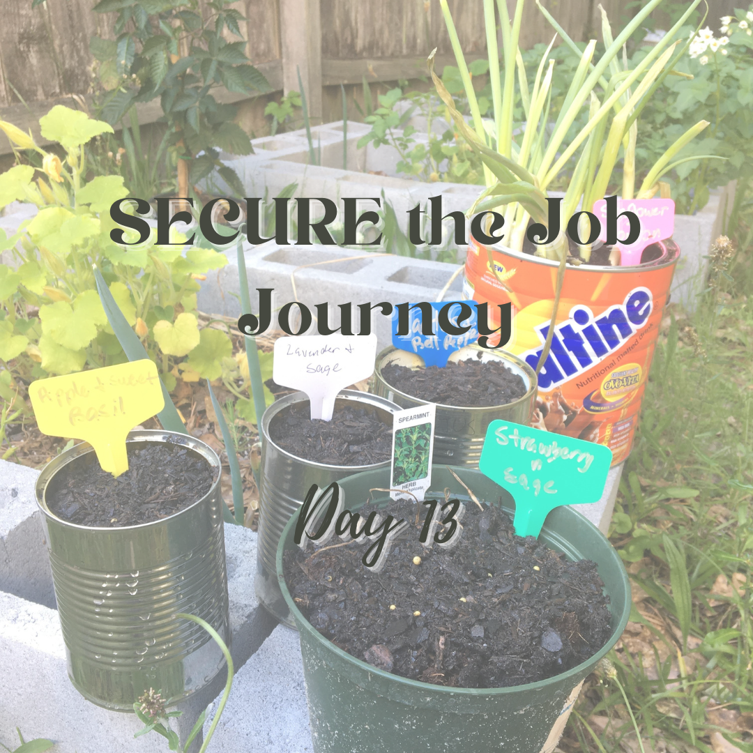 SECURE the Job Journey - Day 13