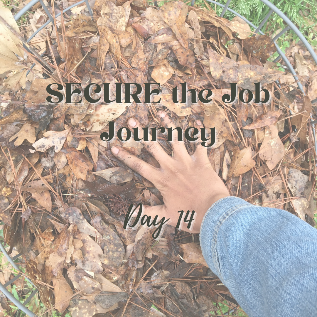 SECURE the Job Journey - Day 14