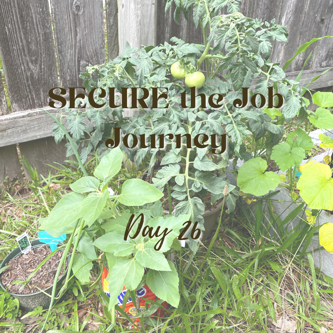 SECURE the Job Journey - Day 26