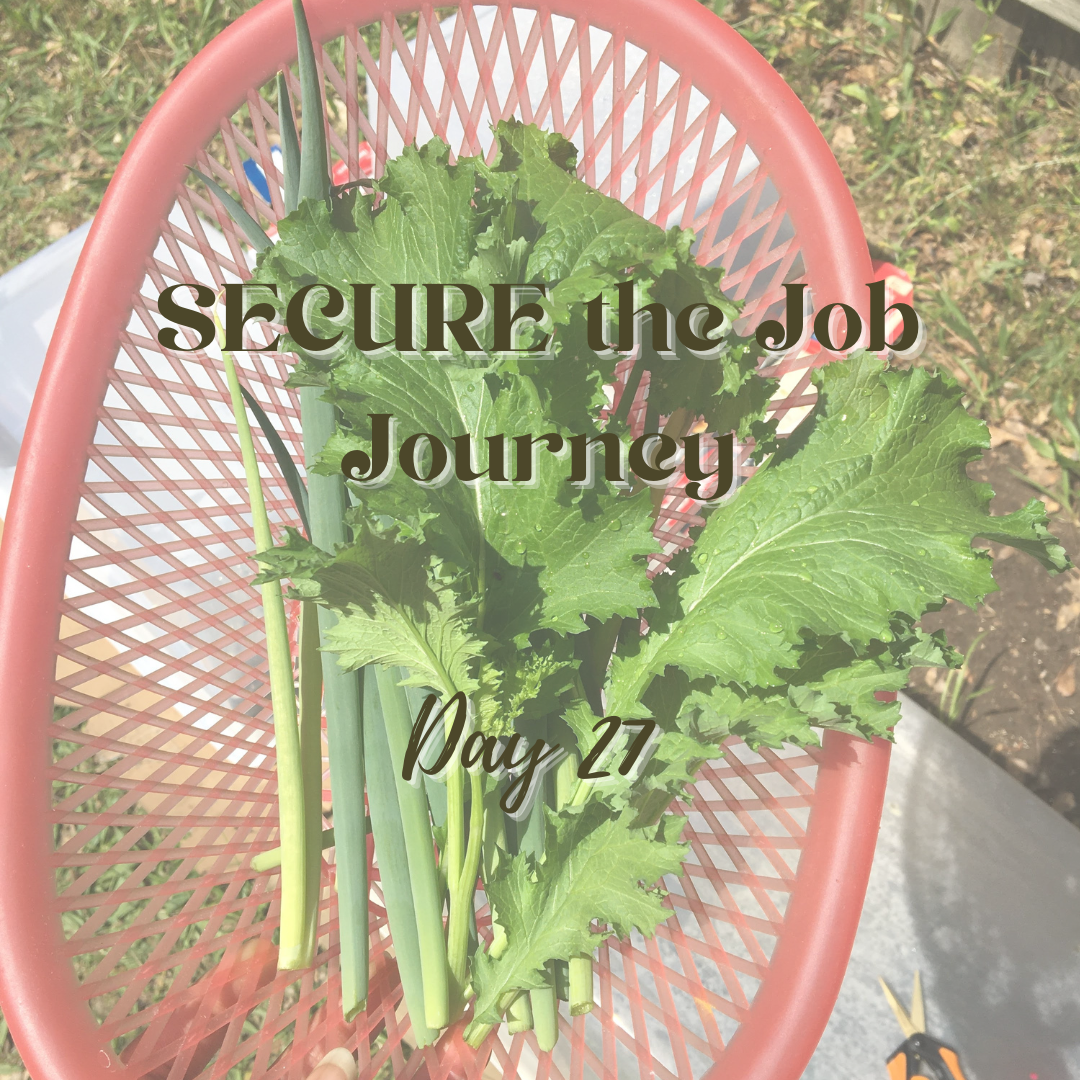 SECURE the Job Journey - Day 27