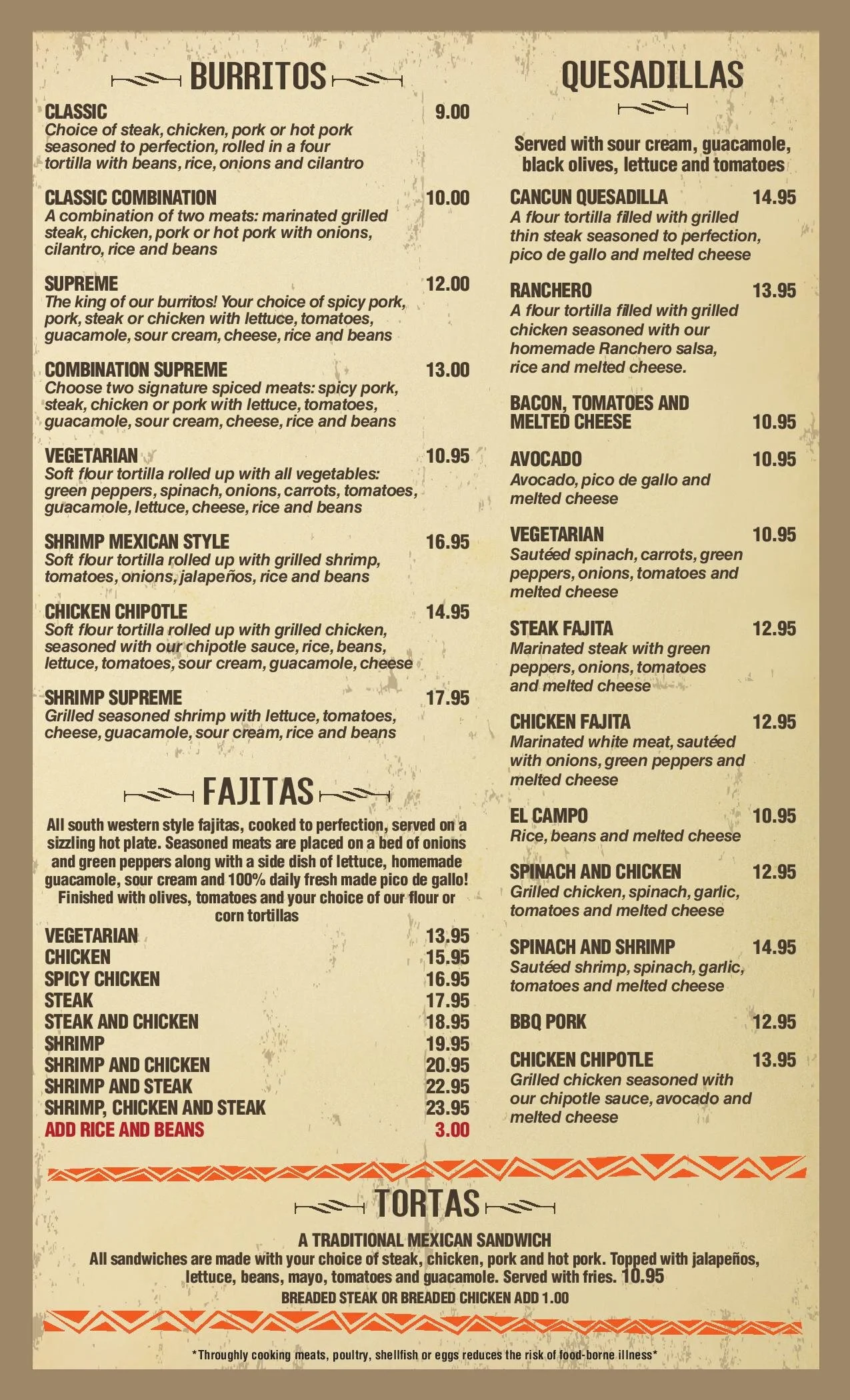 Los Mariachis Menu, Mexican Restaurant Wallingford, Best Mexican Food
