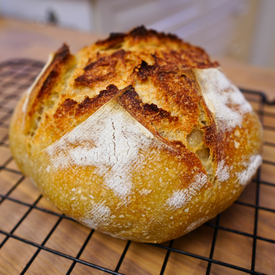 Det enkleste surdeigsbrødet (literbrød)