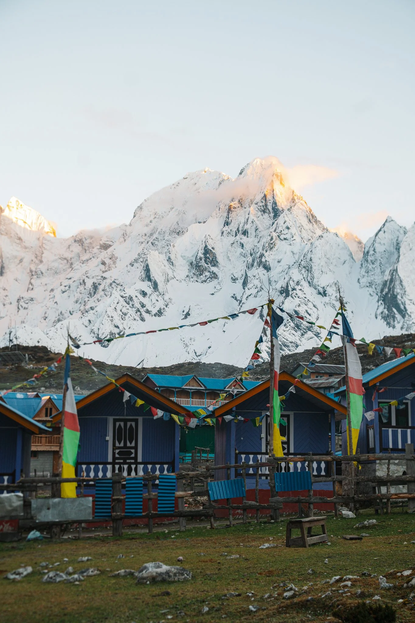 Our teahouse row at Bimthang. The most beautiful place I have ever taken my boots off.
