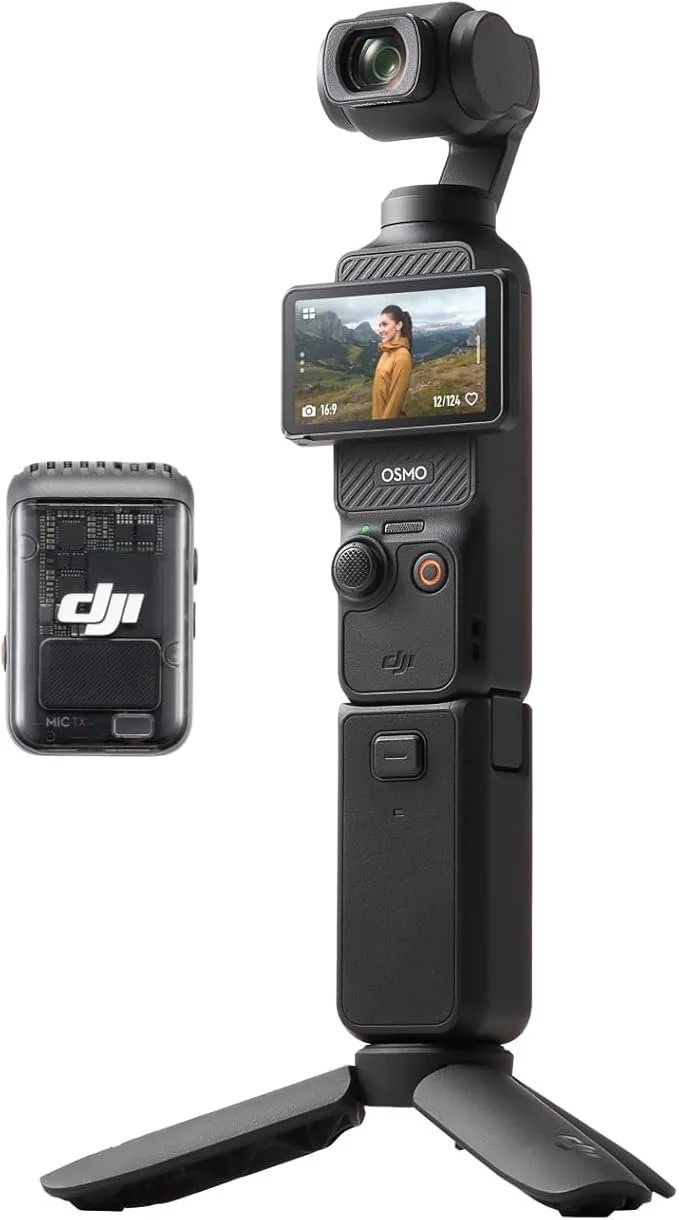 DJI Osmo Pocket 3 Creator Combo — best compact vlogging camera for travel