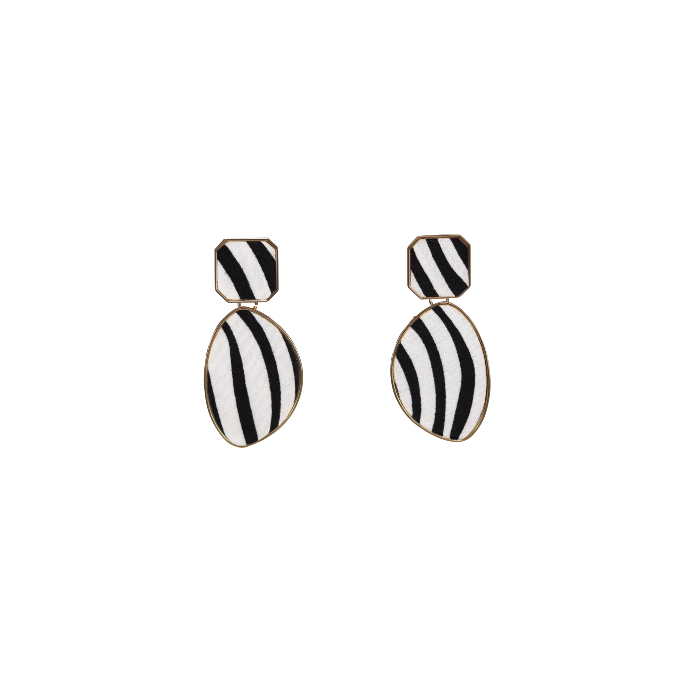 Zion Zebra Drop Earrings