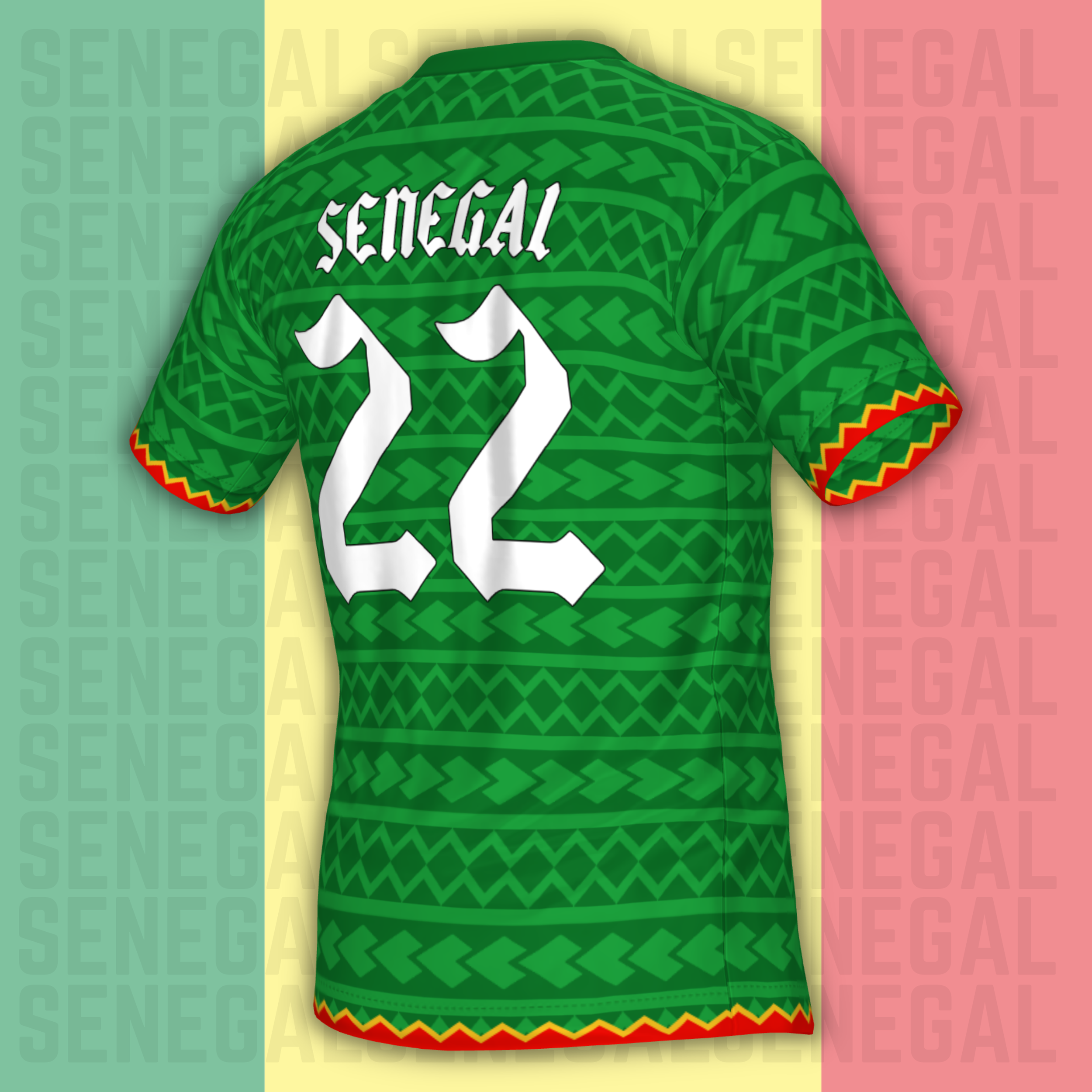 senegal football team kit