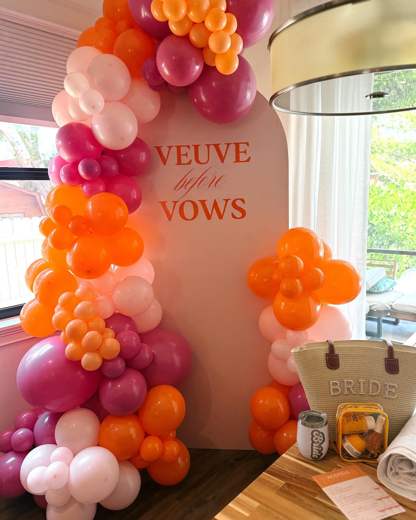 🍾 VEUVE 𝒷𝑒𝒻𝑜𝓇𝑒 VOWS 🍾 

🧡🩷🧡🩷🧡🩷🧡🩷🧡🩷 

This bubbly bridal squad is Ready To Party in Naples, FL 🌴 We have done a few variations of this theme and it is 𝓟𝓪𝓻𝓽𝔂 𝓖𝓲𝓻𝓵 ✅ approved: it&rsquo;s official, Veuve is here to stay 🥂 

#