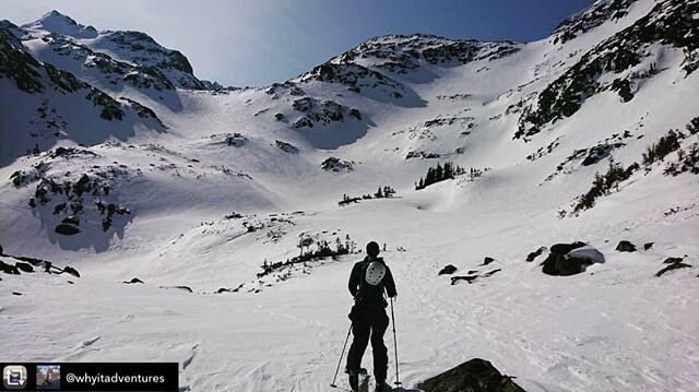 Repost from @whyitadventures: &ldquo;Backyard ski touring. I&rsquo;ve stared at this mountain everyday for a year, wondering what it felt like to be up high. #nowiknow #mountainlove #hazeltonbc #hazeltontrailsociety&rdquo;