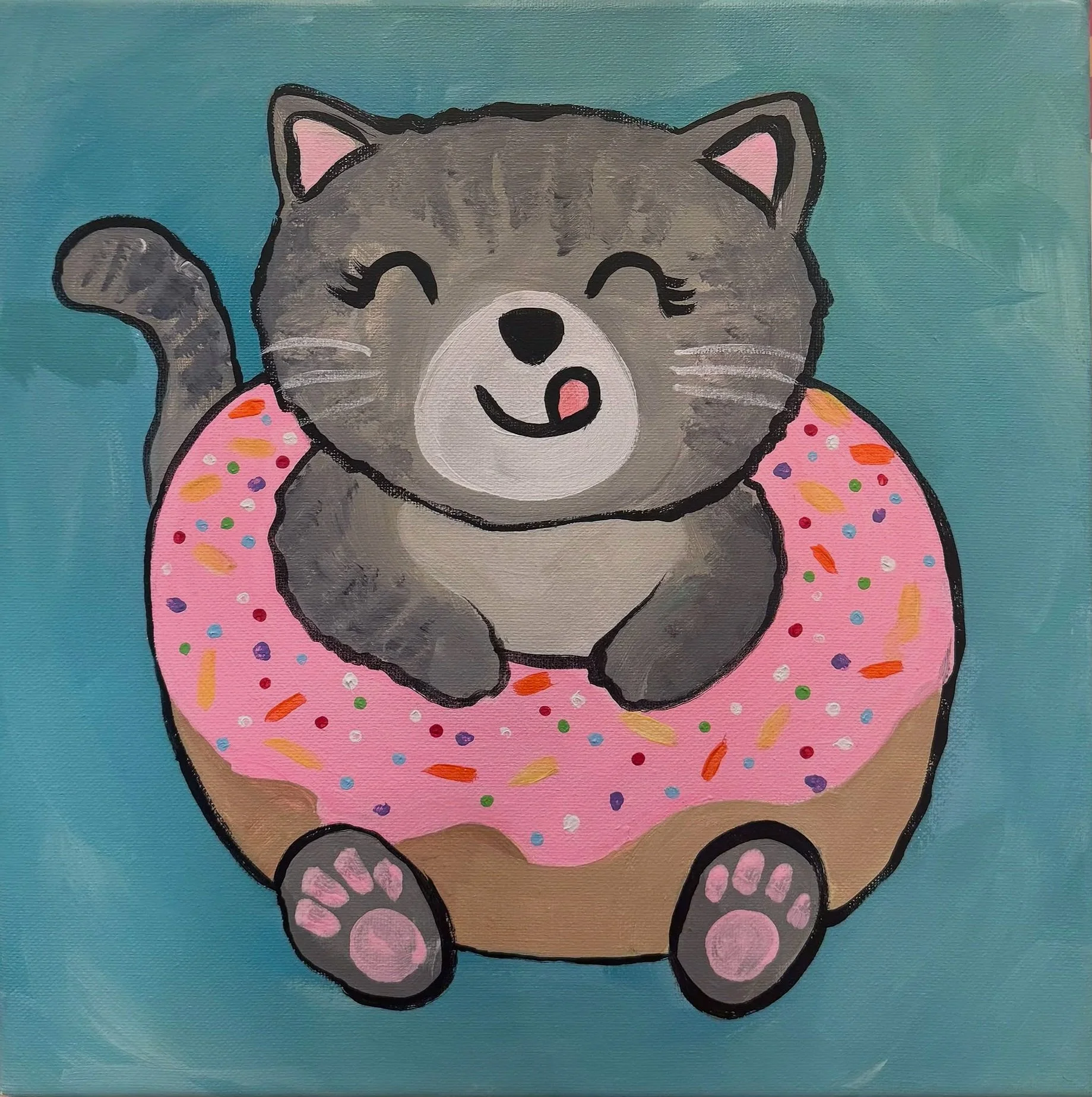 Kitty Paint Night - July 20th