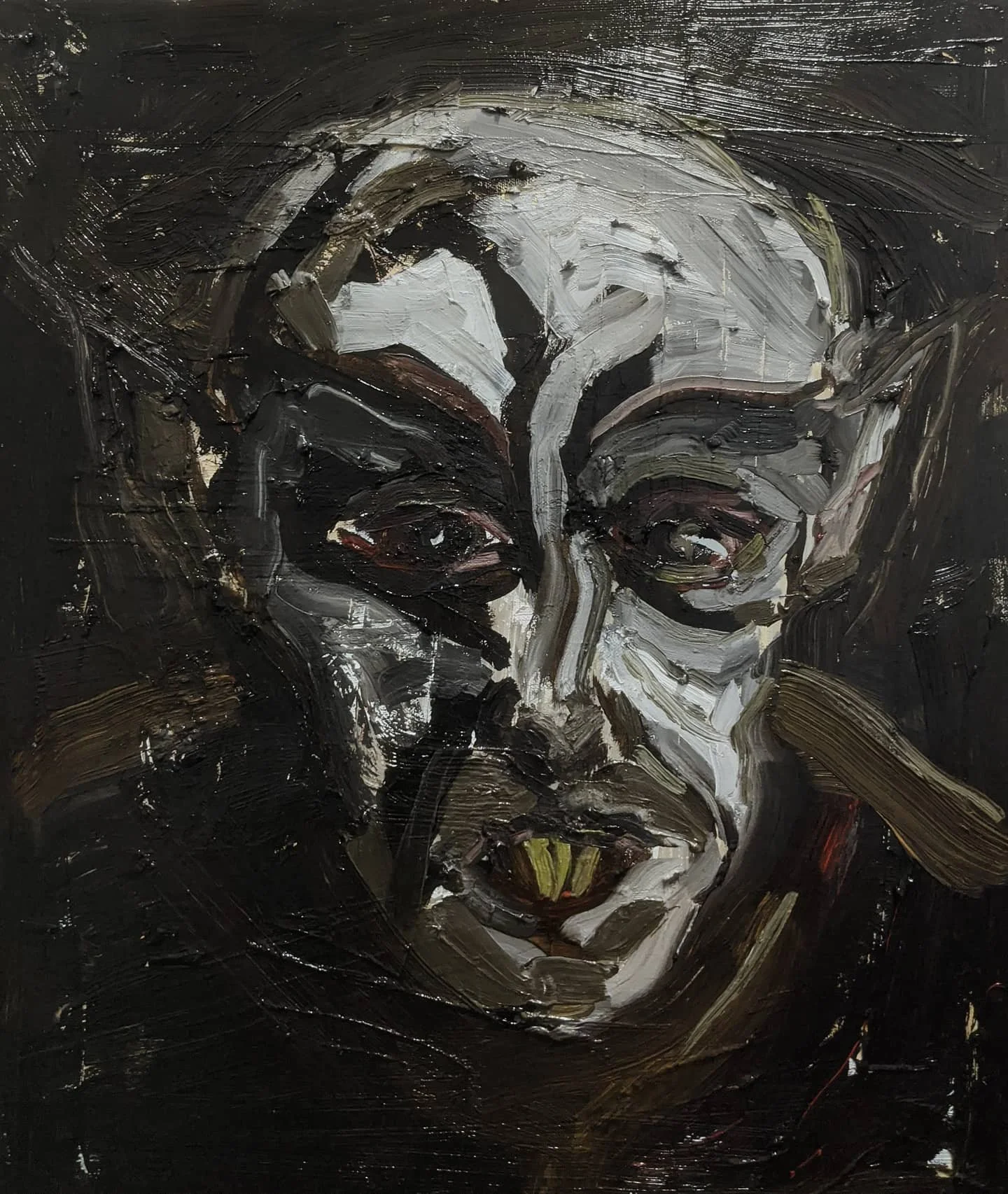 Oil on Canvas: Nosferatu 40x40cm