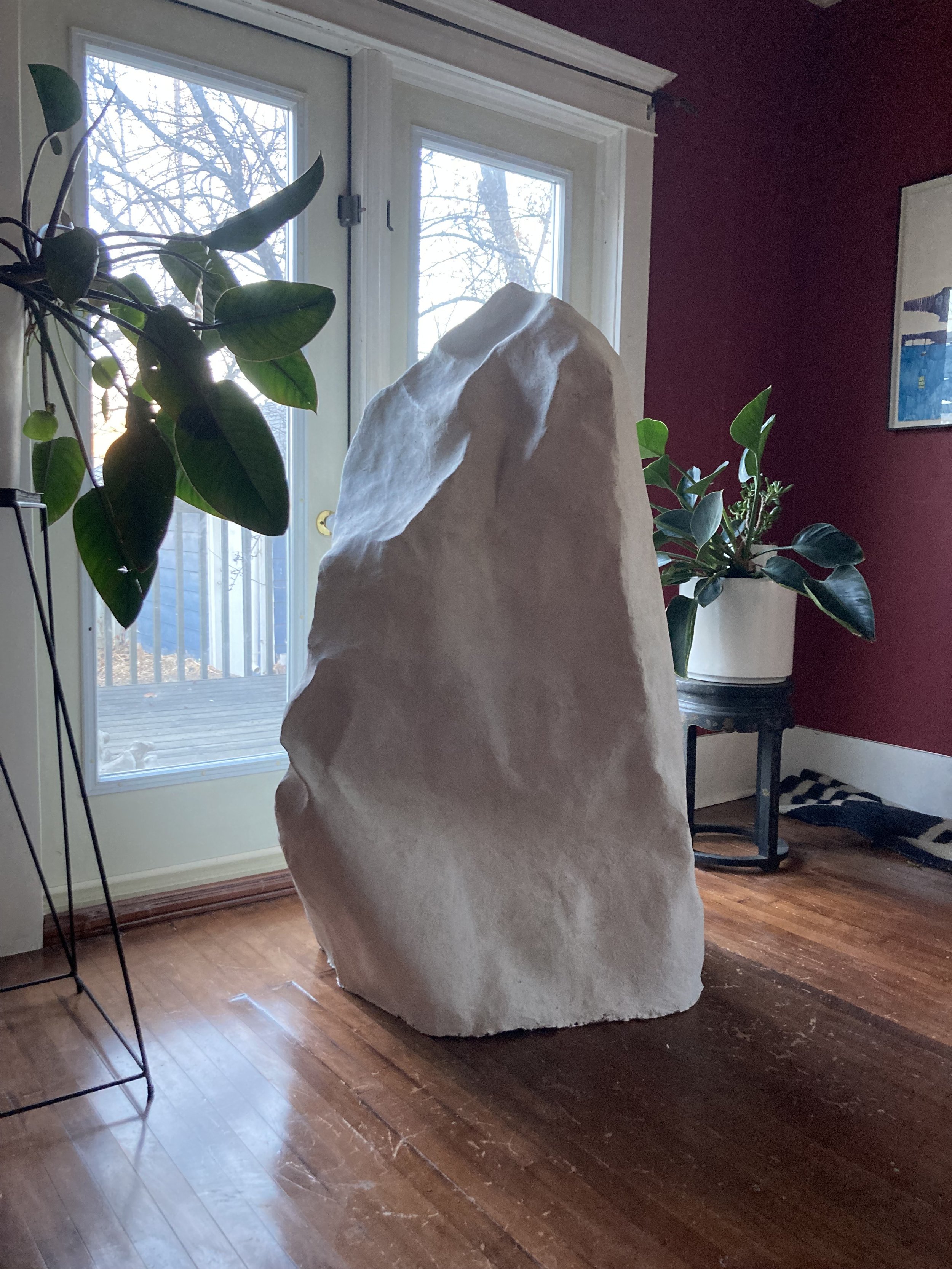 Lime plaster shell