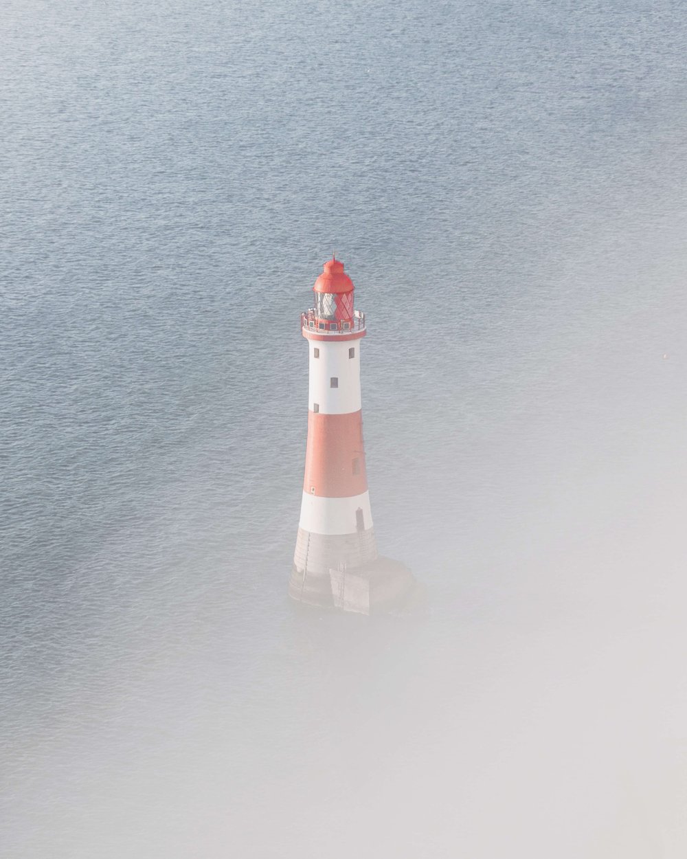 Beachy Head Lighthouse Misty Morning.JPG