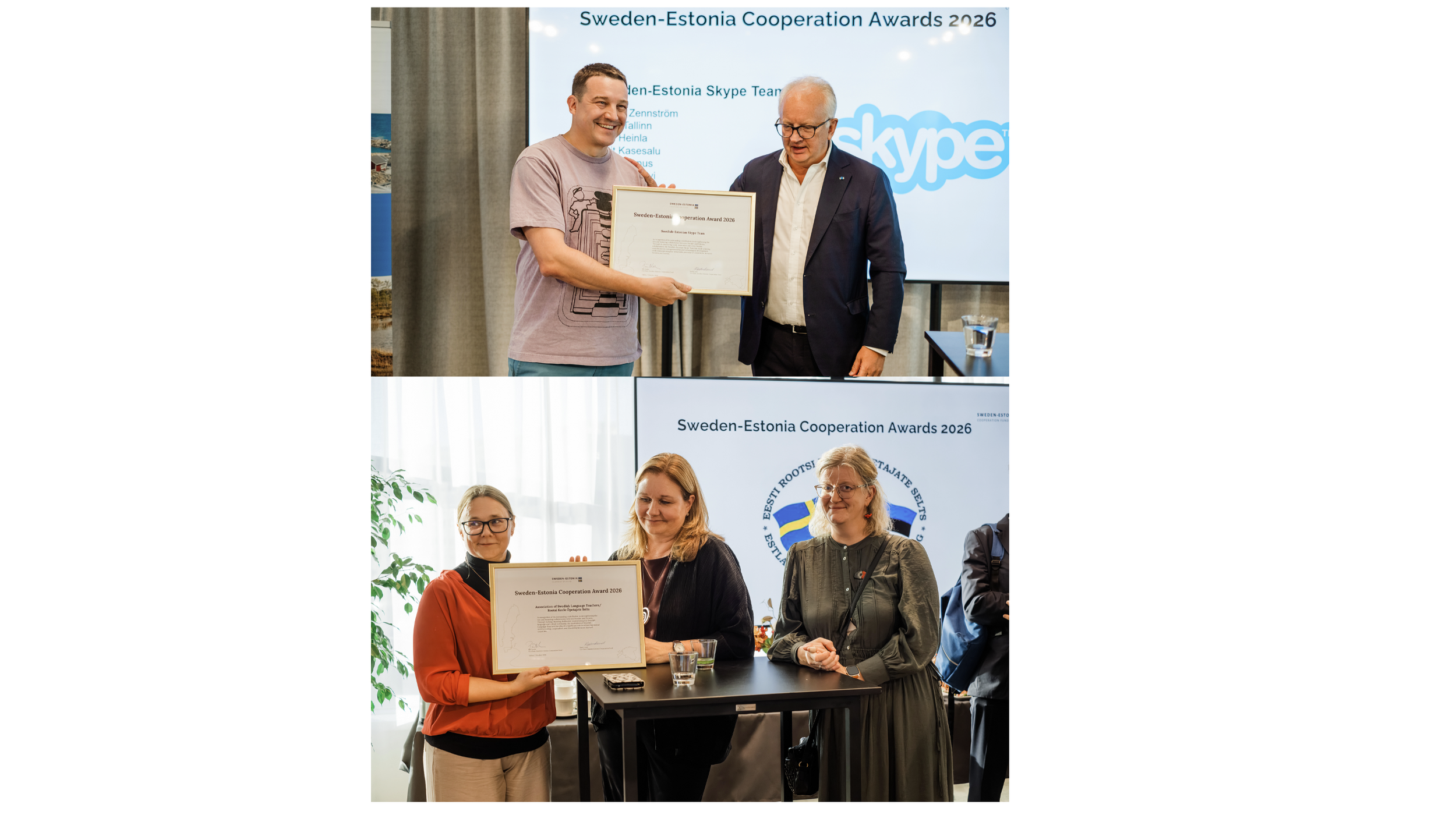 Celebrating Swedish–Estonian Cooperation: 2026 Award Recipients Announced